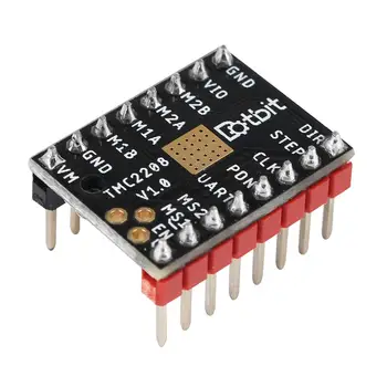 Durable Stepper Motor Mute Driver Delicate Design Parts TMC2208 V1.0 Stepper Motor Mute Driver Module with Heat Sink 
Durable Stepper Motor Mute Driver Delicate Design Parts TMC2208 V1.0 Stepper Motor Mute Driver Module with Heat Sink