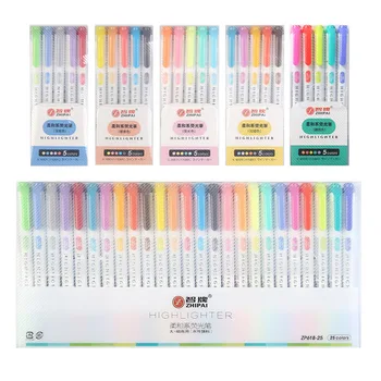 25 Colors/box Mildliner Highlighter Pen Fluorescent Markers Double Headed Highlighters Art Marker Art Supply Japanese Stationery
25 Colors/box Mildliner Highlighter Pen Fluorescent Markers Double Headed Highlighters Art Marker Art Supply Japanese Stationery