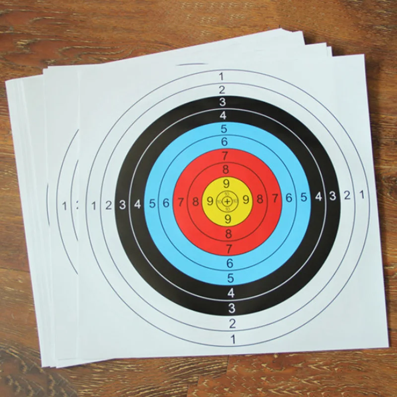 10pcs 60*60CM Useful Profession Archery Targets Bow Arrow Gauge Shooting Target Paper Traditional Shooting Outdoor Sports
10pcs 60*60CM Useful Profession Archery Targets Bow Arrow Gauge Shooting Target Paper Traditional Shooting Outdoor Sports