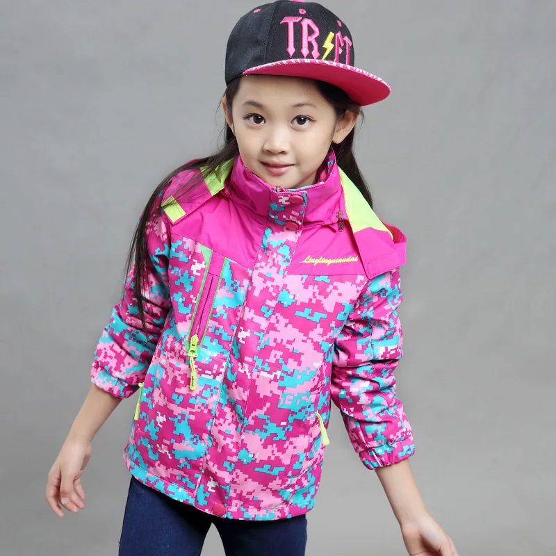 Children Fashion Outdoor Jackets Spring Autumn Girls Windbreaker Kids Hooded Coat+Detachable Liner 2-Piece Outerwears Sport Set
Children Fashion Outdoor Jackets Spring Autumn Girls Windbreaker Kids Hooded Coat+Detachable Liner 2-Piece Outerwears Sport Set