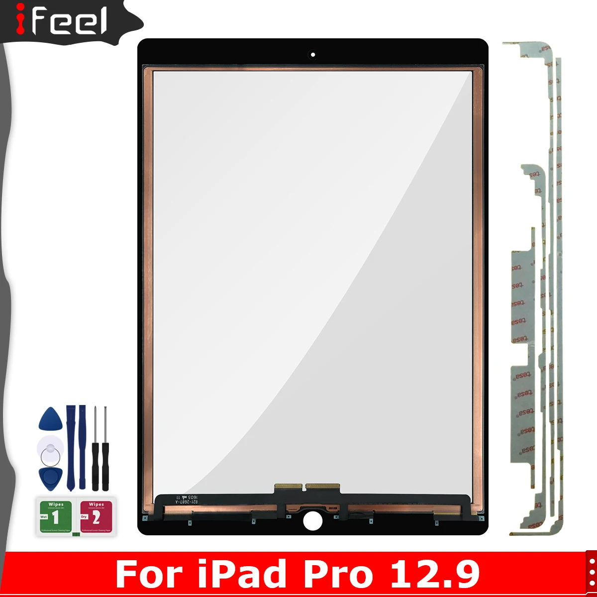 100% протестированный сенсорный экран для iPad Pro 12 9 (2015/2017) A1584 A1652 A1670 A1671 дигитайзер