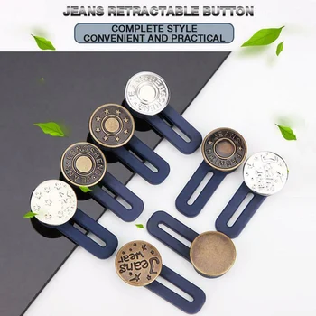 Newly 10pcs Jeans Retractable Button Adjustable Detachable Extended Button for Clothing Jeans FIF66
Newly 10pcs Jeans Retractable Button Adjustable Detachable Extended Button for Clothing Jeans FIF66