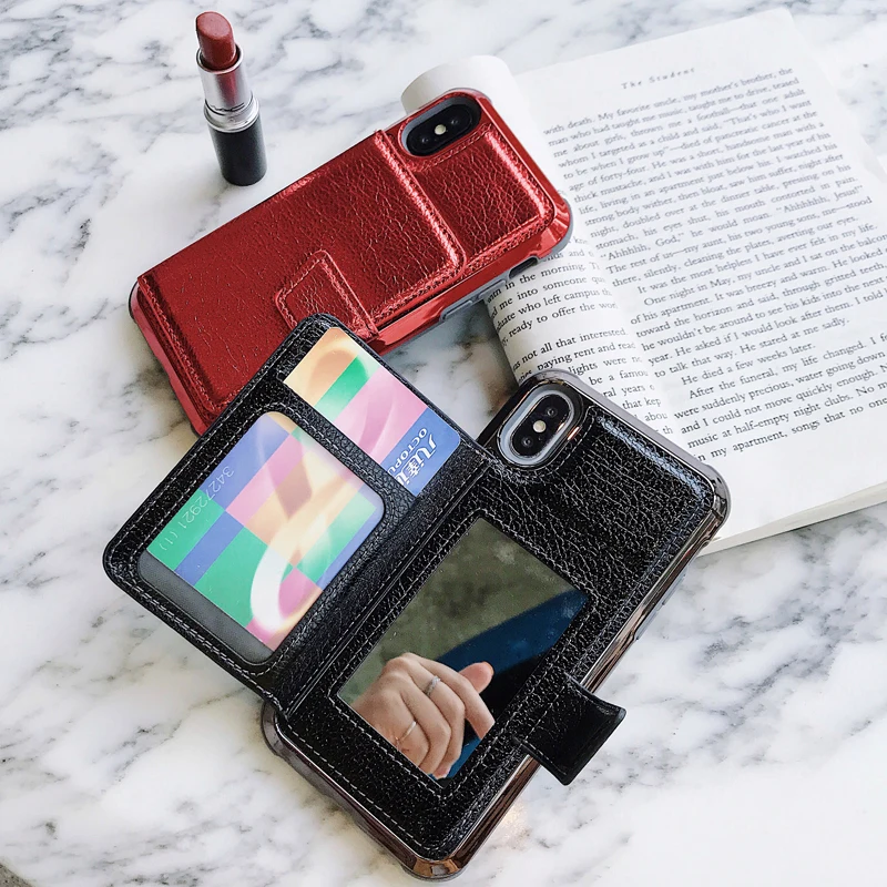 Marble pattern Phone case for iphone 6 6s 7 8 plus x xr xs max case with Makeup mirror and Card storage
Marble pattern Phone case for iphone 6 6s 7 8 plus x xr xs max case with Makeup mirror and Card storage