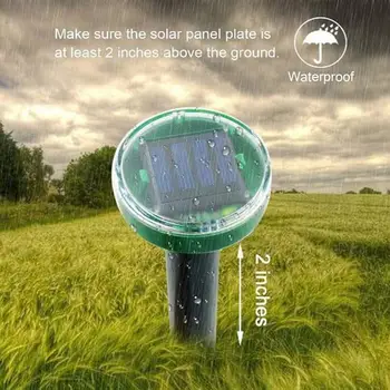 4Pcs Mole Rat Repellent Solar Ultrasonic Repeller Spike Garden Pest Deterrent Repellents Solar Charge Pest Control Accessory
4Pcs Mole Rat Repellent Solar Ultrasonic Repeller Spike Garden Pest Deterrent Repellents Solar Charge Pest Control Accessory