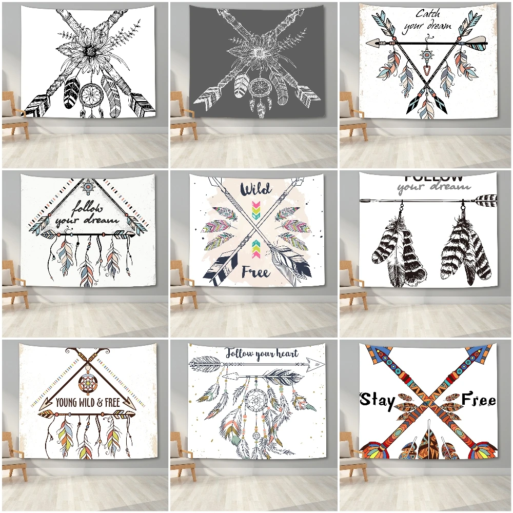 Hand-drawn Dreamcatcher Tapestry Wall Hanging Tapestry Boho Style Wall Tapestry Blanket Background Cloth For Bedroom Living Room
Hand-drawn Dreamcatcher Tapestry Wall Hanging Tapestry Boho Style Wall Tapestry Blanket Background Cloth For Bedroom Living Room