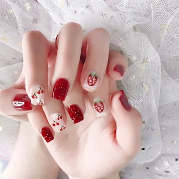 High Quality Fake Nails Artificial 24pcs Finger Nail Short False Nails With Glue Cute Designs for DIY Nail Sticker
High Quality Fake Nails Artificial 24pcs Finger Nail Short False Nails With Glue Cute Designs for DIY Nail Sticker