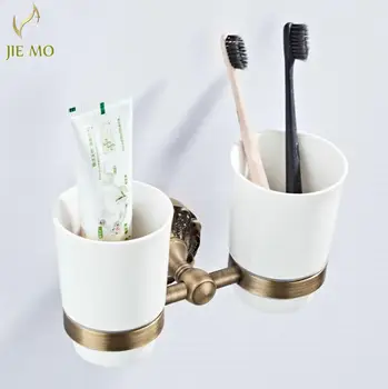 Antique Cup & Tumbler Holders Single ceramic Cups Antique Brass Bathroom Toothbrush Holder Wall Mounted Retro Carved F65
Antique Cup & Tumbler Holders Single ceramic Cups Antique Brass Bathroom Toothbrush Holder Wall Mounted Retro Carved F65