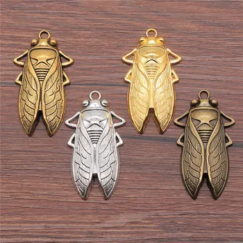 4pcs 62x33mm Cicada Charms Pendant For Jewelry Making DIY Jewelry Findings 
4pcs 62x33mm Cicada Charms Pendant For Jewelry Making DIY Jewelry Findings