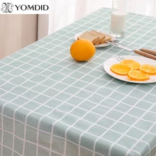 PVC Tablecloth Waterproof Rectangle Living-Room Home Geometric for Easy-Wash