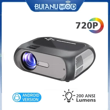 BUIANUWOD 2020 New T7 Home Theater 720P 200 ANSI LED 200'' Smart Projector Android 10 Support 4K 1080P Full HD Beamer 
BUIANUWOD 2020 New T7 Home Theater 720P 200 ANSI LED 200'' Smart Projector Android 10 Support 4K 1080P Full HD Beamer