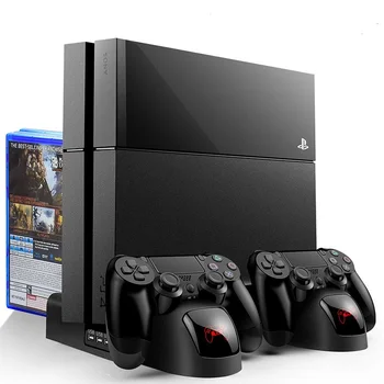 PS4/PS4 Slim/PS4 Pro Dual Controller Charger Console Vertical Cooling Stand Charging Station Dock LED Fan for Sony Playstation 4
PS4/PS4 Slim/PS4 Pro Dual Controller Charger Console Vertical Cooling Stand Charging Station Dock LED Fan for Sony Playstation 4