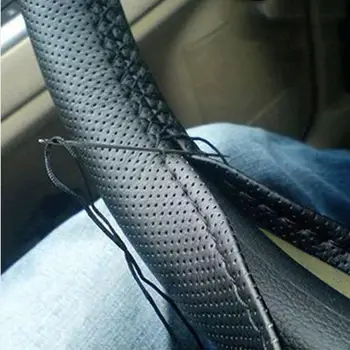2020 Universal Anti-slip Breathable PU Leather DIY Car Steering Wheel Cover Case With Needles and Thread HOT
2020 Universal Anti-slip Breathable PU Leather DIY Car Steering Wheel Cover Case With Needles and Thread HOT