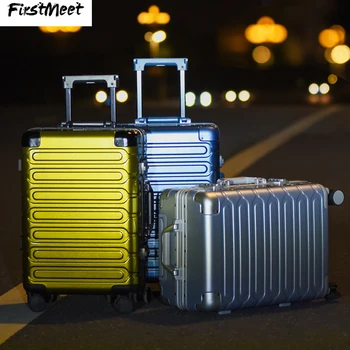 New Aluminum frame trolley luggage universal wheel password box boarding 20/24/26/28 inch suitcase net red travel luggage case
New Aluminum frame trolley luggage universal wheel password box boarding 20/24/26/28 inch suitcase net red travel luggage case