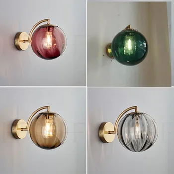 Bedroom Bedside Wall Lamp Continuous System Concise Northern Europe Designer Hotel Aisle Stairs Glass Sphere Small Wall Lamp
Bedroom Bedside Wall Lamp Continuous System Concise Northern Europe Designer Hotel Aisle Stairs Glass Sphere Small Wall Lamp
