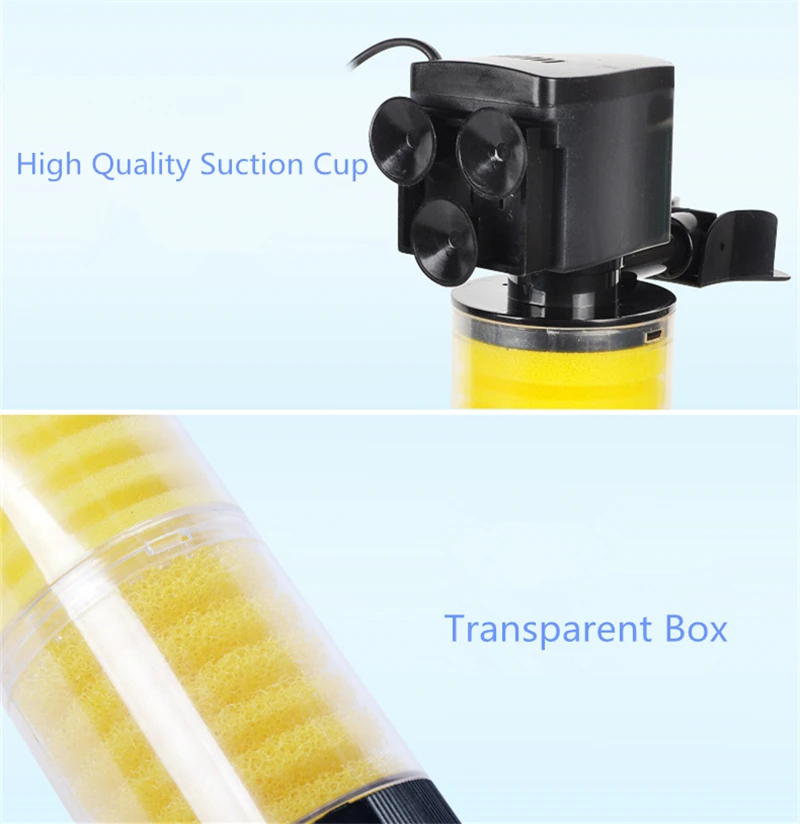 Generic 3 In 1 Multifunction Aquarium Filter Air Pump Submersible