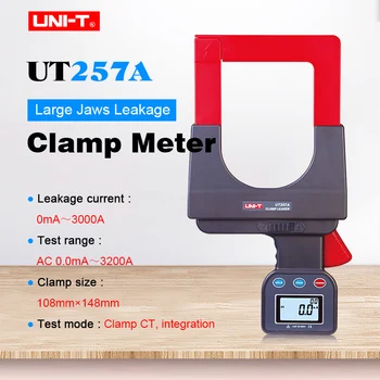 UNI-T UT257A Large Jaws Leakage Clamp Meter AC leakage current detection;Data logging/Auto rang/Data hold/RS-232/LCD backlight
UNI-T UT257A Large Jaws Leakage Clamp Meter AC leakage current detection;Data logging/Auto rang/Data hold/RS-232/LCD backlight