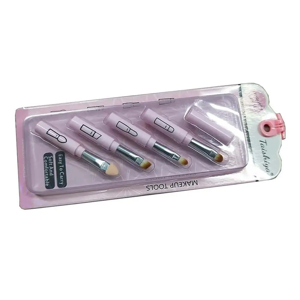 Four In One Make-up Brush Multi-function Removable Lip Brush Sponge Eye Shadow Brush Box-packed Brush Set
Four In One Make-up Brush Multi-function Removable Lip Brush Sponge Eye Shadow Brush Box-packed Brush Set