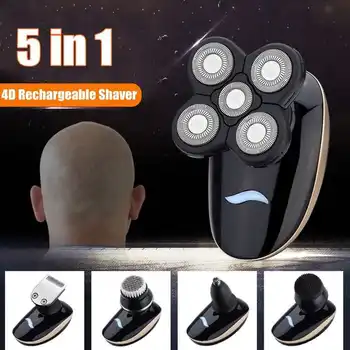 5 In 1 4D Rechargeable Electric Shaver for Men Wet&dry Use Bald Head Waterproof Multipurpose Face Shaver USB Charging
5 In 1 4D Rechargeable Electric Shaver for Men Wet&dry Use Bald Head Waterproof Multipurpose Face Shaver USB Charging