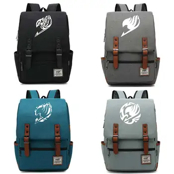 Fashion Anime Cartoon Fairy Tail Buckle Children School bag Teenagers Student Schoolbags Women Bagpack Men Backpack
Fashion Anime Cartoon Fairy Tail Buckle Children School bag Teenagers Student Schoolbags Women Bagpack Men Backpack