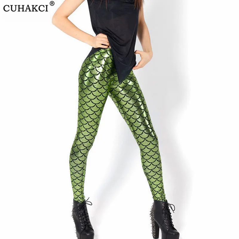 CUHAKCI Fish Scale Legging Print Mermaid Leggings Women Stretch Trousers Seamless Shiny Pants Casual XXXL Plus Size Leggings
CUHAKCI Fish Scale Legging Print Mermaid Leggings Women Stretch Trousers Seamless Shiny Pants Casual XXXL Plus Size Leggings