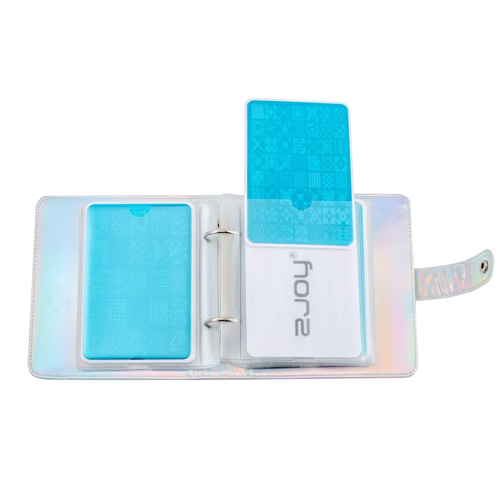 20Slots PU Leather LaserNail Plates Holder Storage Bag Nail Art Stamping Double layer Image Plate Organizer Empty Case
20Slots PU Leather LaserNail Plates Holder Storage Bag Nail Art Stamping Double layer Image Plate Organizer Empty Case