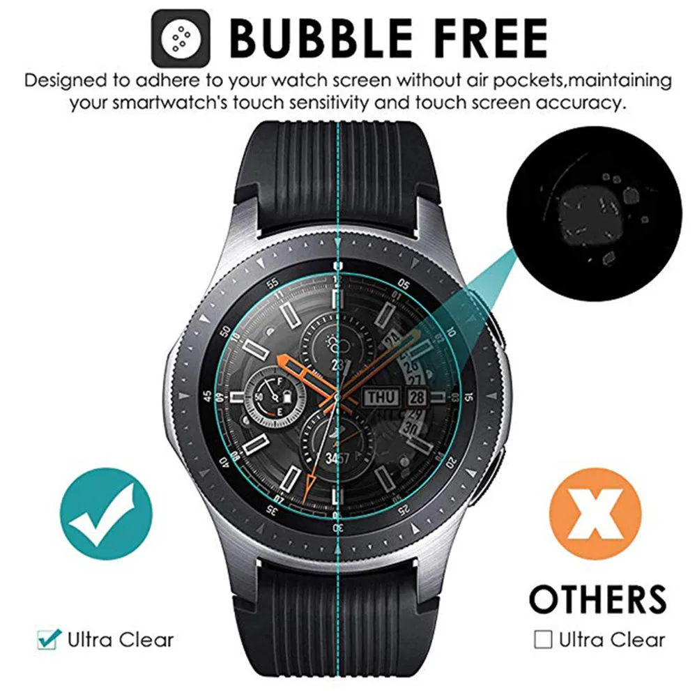 3/1pcs Upgraded Tempered Glass Screen Protector For Samsung Galaxy Watch 46mm 42mm 9h Protective Glass Film for Gear S3 S2 3/1pcs Upgraded Tempered Glass Screen Protector For Samsung Galaxy Watch 46mm 42mm 9h Protective Glass Film for Gear S3 S2