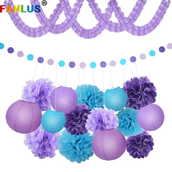 14pcs Paper Lantern Pom Poms Mermaid Party Graduation Party Decoration Baby Shower Decorations Four Leaf Clover Garland Supplies 
14pcs Paper Lantern Pom Poms Mermaid Party Graduation Party Decoration Baby Shower Decorations Four Leaf Clover Garland Supplies