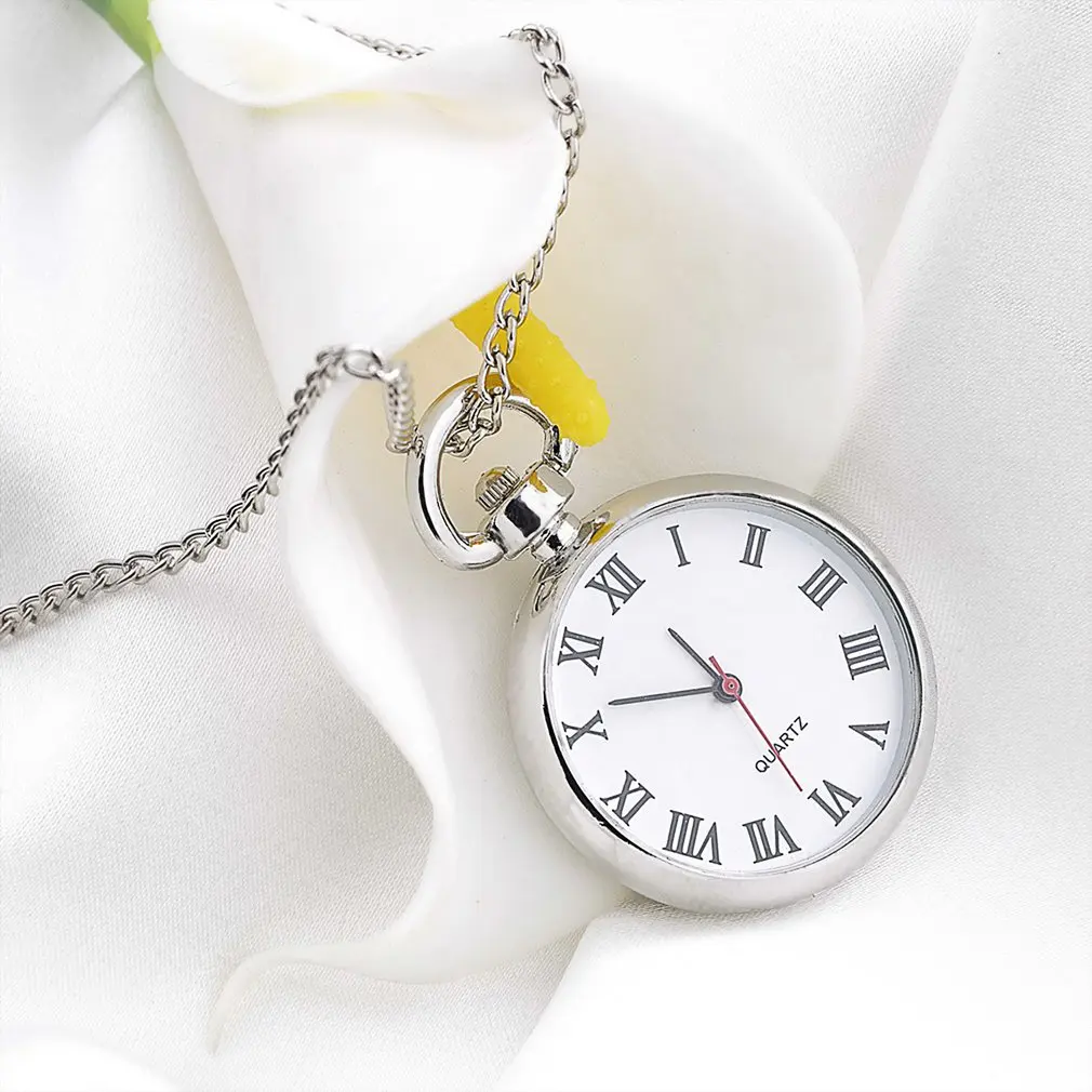 Fashion Pocket & Fob Watches Vintage Long Link Chain Necklace Silver Round Pendant Antique Style Watch
Fashion Pocket & Fob Watches Vintage Long Link Chain Necklace Silver Round Pendant Antique Style Watch