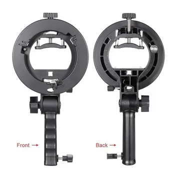 Universal S Type Flash Speedlite Bracket Holder Snoot Softbox Camera Umbrella Bowens Top Mount Holder S-Type Portable For Godox
Universal S Type Flash Speedlite Bracket Holder Snoot Softbox Camera Umbrella Bowens Top Mount Holder S-Type Portable For Godox