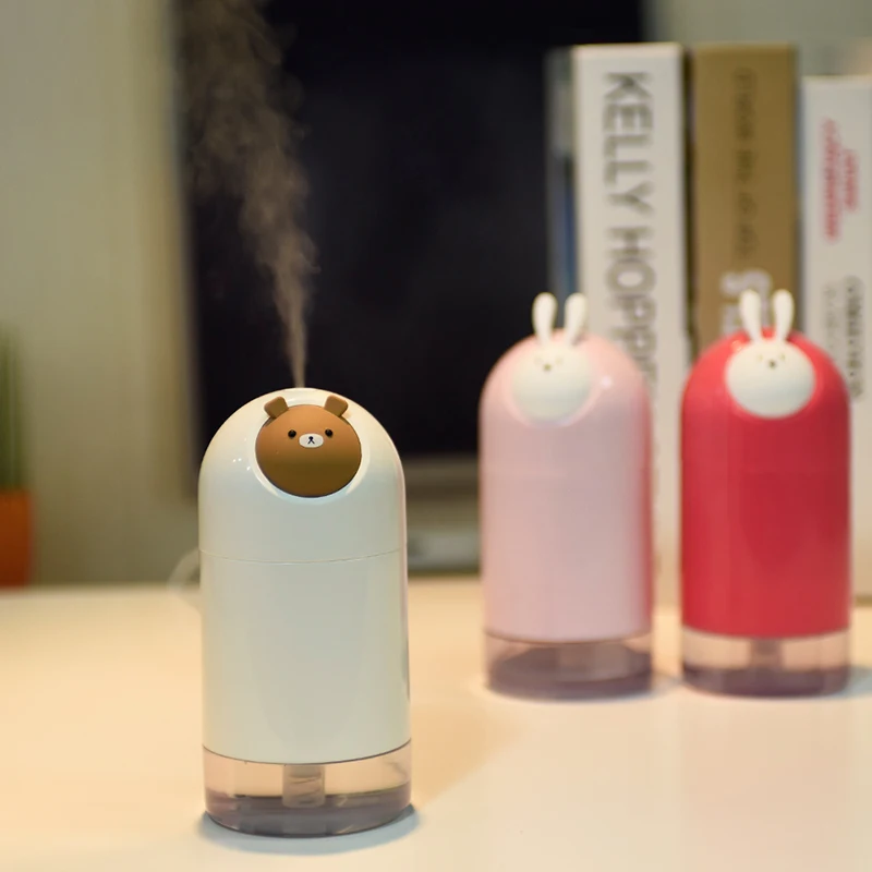 280ml Cartoon Rabbit USB Humidifier Ultrasonic Air Humidifiers Mist Maker Mini Animal Air Purifier Desktop Decoration
280ml Cartoon Rabbit USB Humidifier Ultrasonic Air Humidifiers Mist Maker Mini Animal Air Purifier Desktop Decoration