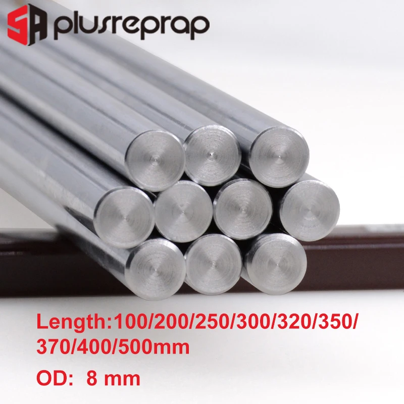 CNC Parts Liner Rail OD 8mm DIY Reprap Linear Shaft Smooth Rod 100mm 200mm 300mm 320mm 400mm 500mm for 3D Printer
CNC Parts Liner Rail OD 8mm DIY Reprap Linear Shaft Smooth Rod 100mm 200mm 300mm 320mm 400mm 500mm for 3D Printer