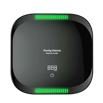 USB Rechargeable ligent Monitoring PM2.5 Air Purifier HEPA Air Freshener for Home Car and Basements-Black
USB Rechargeable ligent Monitoring PM2.5 Air Purifier HEPA Air Freshener for Home Car and Basements-Black