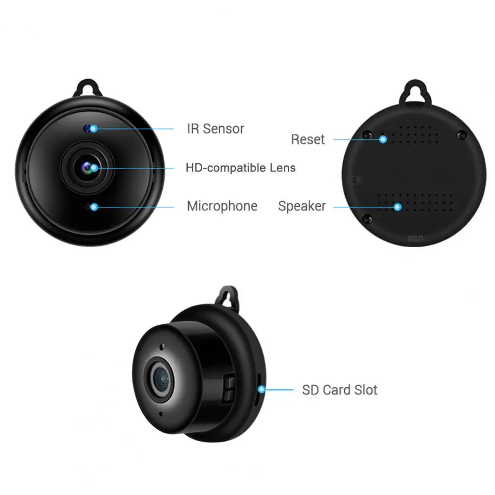 IP Camera Useful Mini Long-lasting 1080P Night Vision USB Monitor Camera for Classroom Indoor Camera WiFi Camera
IP Camera Useful Mini Long-lasting 1080P Night Vision USB Monitor Camera for Classroom Indoor Camera WiFi Camera