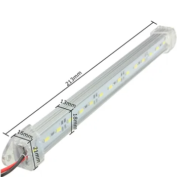 12V 23.5cm SMD 5630 LED Car Interior Light Bar Tube Strip Lamp Van Boat Caravan Motor home Truck White Yellow
12V 23.5cm SMD 5630 LED Car Interior Light Bar Tube Strip Lamp Van Boat Caravan Motor home Truck White Yellow