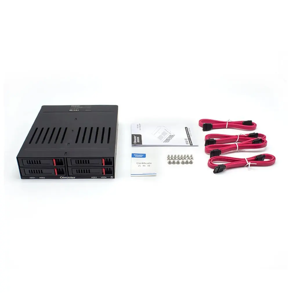 OImaster HE-2006 Four 2.5 Inch Slots SATA Internal Rack Hard Drive Case Internal Mobile Rack With LED Indicator
OImaster HE-2006 Four 2.5 Inch Slots SATA Internal Rack Hard Drive Case Internal Mobile Rack With LED Indicator