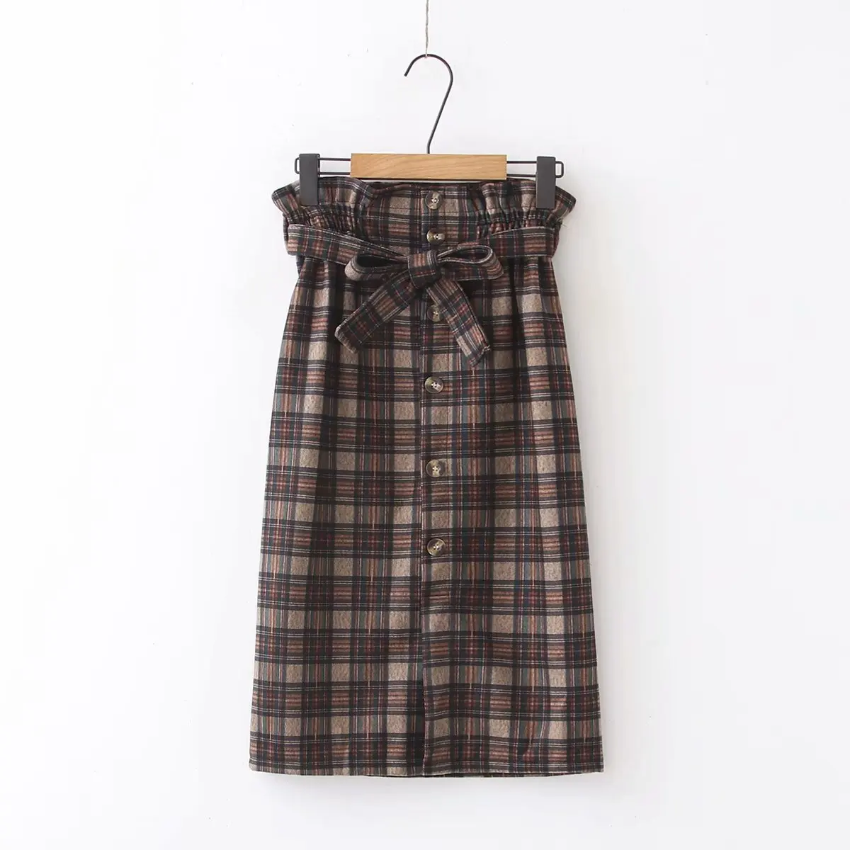 Autumn New Style Retro High-waisted Slimming Mid-length Skirt Single Row Button Slit Woolen Skirt Children S19221
Autumn New Style Retro High-waisted Slimming Mid-length Skirt Single Row Button Slit Woolen Skirt Children S19221