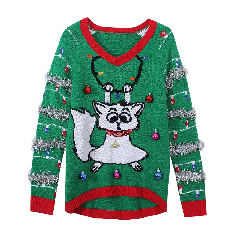 LED Light-up Knitted Ugly Jumper Snowman Deer Sweaters Santa Claus Xmas Patterned Christmas Sweaters Tops Men Women Pullovers
LED Light-up Knitted Ugly Jumper Snowman Deer Sweaters Santa Claus Xmas Patterned Christmas Sweaters Tops Men Women Pullovers