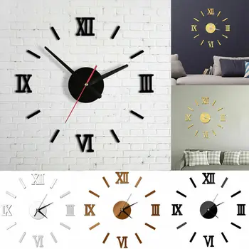 Modern DIY Number Wall Clock 3D Mirror Surface Sticker Home Decor Art Giant Wall Clock Watch With Roman Numerals Big Clock
Modern DIY Number Wall Clock 3D Mirror Surface Sticker Home Decor Art Giant Wall Clock Watch With Roman Numerals Big Clock