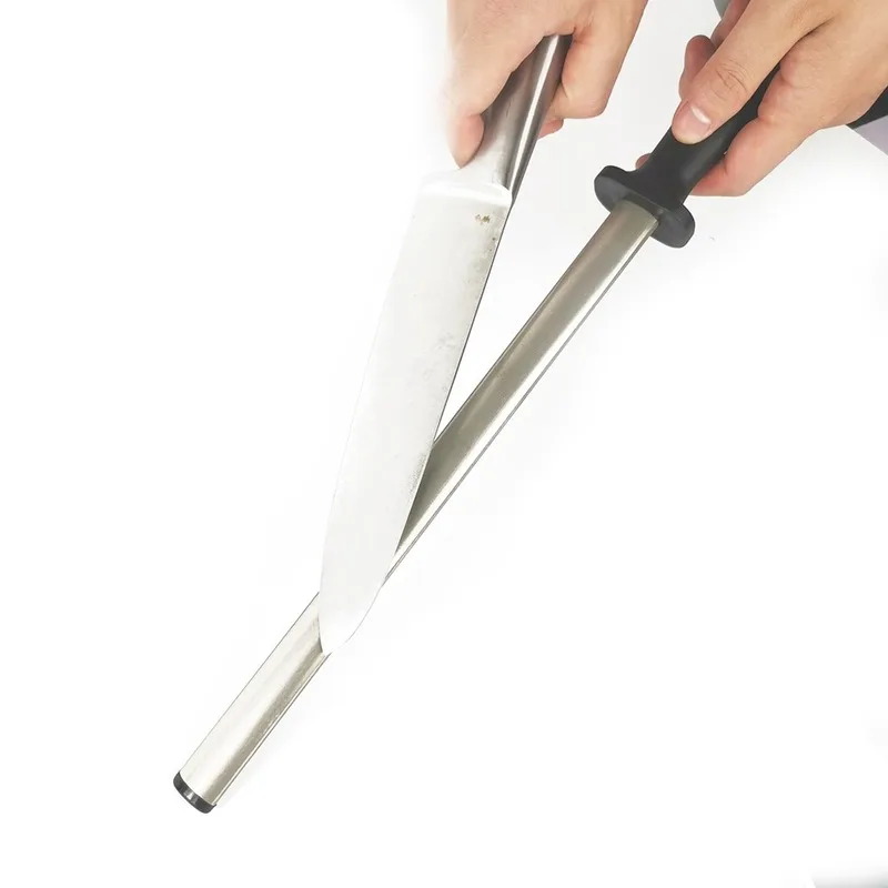 Высококачественная новая Алмазная точилка для кухонных ножей стальная каменный