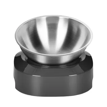 Non-slip Single/Double Bowls Adjustable Stainless Steel Cat Bowls Holder Food Water Bowl Feeder Kitten Cat Stand Bowl 
Non-slip Single/Double Bowls Adjustable Stainless Steel Cat Bowls Holder Food Water Bowl Feeder Kitten Cat Stand Bowl