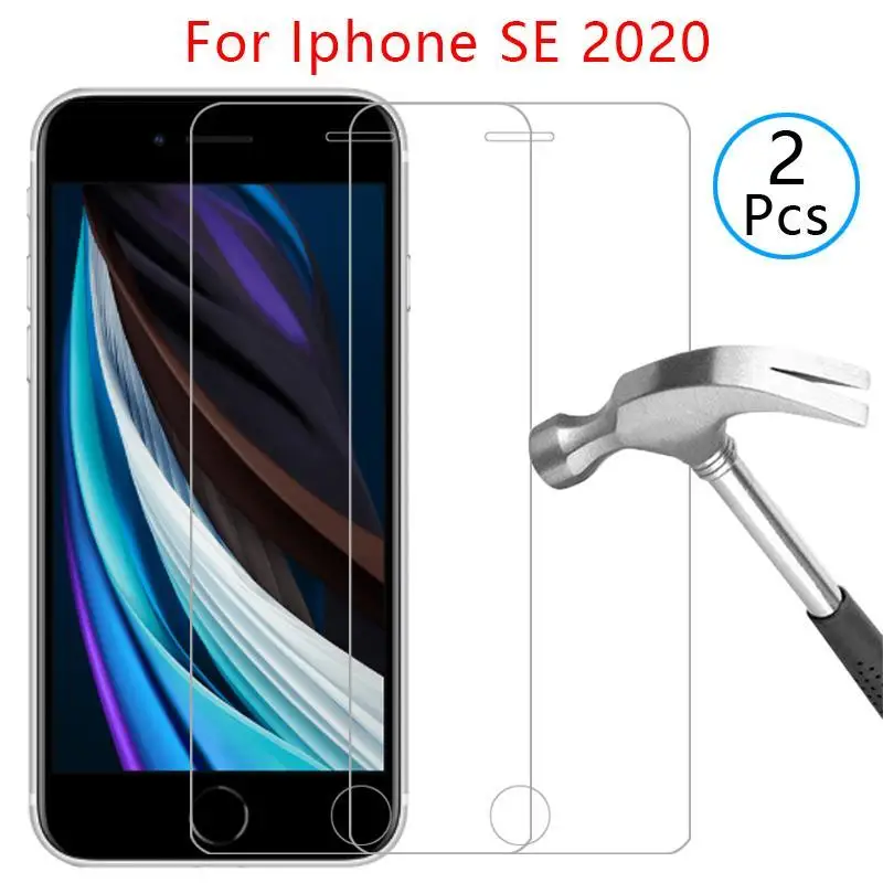 Фото 2 шт закаленное стекло для iPhone 11 Pro Max защита экрана SE 2020 Xs XR X 7 8 6 6S Plus защитная