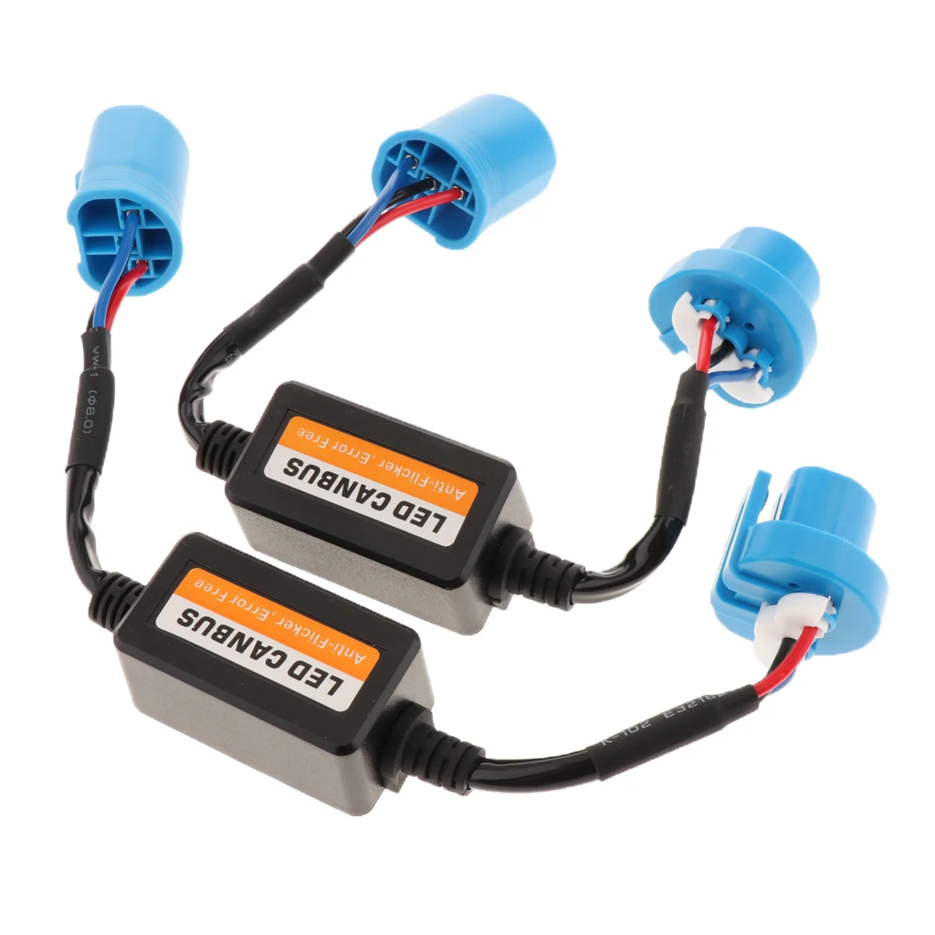 2 Pieces 9007 LED Conversion Kit Headlight Canbus Error Free Anti Flickering Resistor Decoder 2 Pieces 9007 LED Conversion Kit Headlight Canbus Error Free Anti Flickering Resistor Decoder