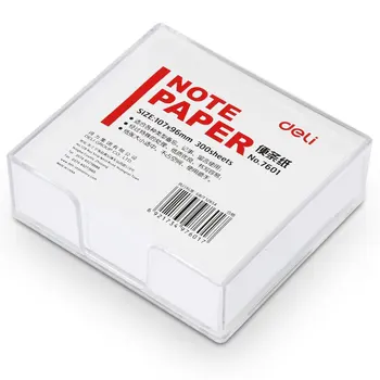 Deli Memo Papers 7601 White 300 Sheets 107x96mm With Box Message Pad Notice Official Formal School Supplies Stationery Notepad
Deli Memo Papers 7601 White 300 Sheets 107x96mm With Box Message Pad Notice Official Formal School Supplies Stationery Notepad