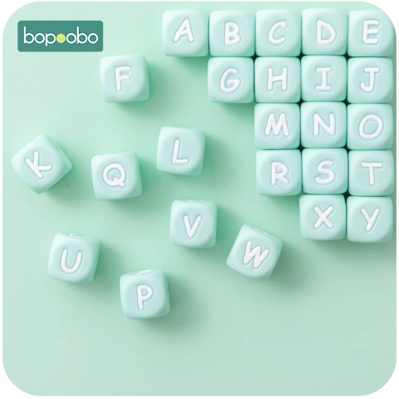 Bopoobo 10pc 12mm Silicone Alphabet Silicone Letter Beads Food Grade Silicone Beads Baby Teether Baby Teething Beading DIY 
Bopoobo 10pc 12mm Silicone Alphabet Silicone Letter Beads Food Grade Silicone Beads Baby Teether Baby Teething Beading DIY