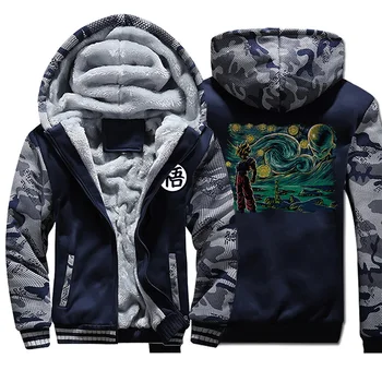 Japanese Anime Dragon Ball Thicken Camouflage Hoodies Sweatshirt Men Hip Hop Jacket Men Harajuku Streetwear DragonBall Z Coat
Japanese Anime Dragon Ball Thicken Camouflage Hoodies Sweatshirt Men Hip Hop Jacket Men Harajuku Streetwear DragonBall Z Coat