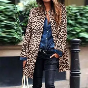 Women Jackets 2020 Spring Sexy Leopard Print Coats Long Sleeve Outerwear Female Open Stich Cardigans Plus Size Top Windbreaker 7
Women Jackets 2020 Spring Sexy Leopard Print Coats Long Sleeve Outerwear Female Open Stich Cardigans Plus Size Top Windbreaker 7
