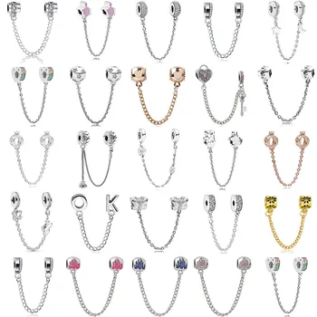 Daisy Safety buckle chain bracelet fit original pandora bracelet 3mm snake chain bangle Fixed buckle charm bead jewelry women 
Daisy Safety buckle chain bracelet fit original pandora bracelet 3mm snake chain bangle Fixed buckle charm bead jewelry women