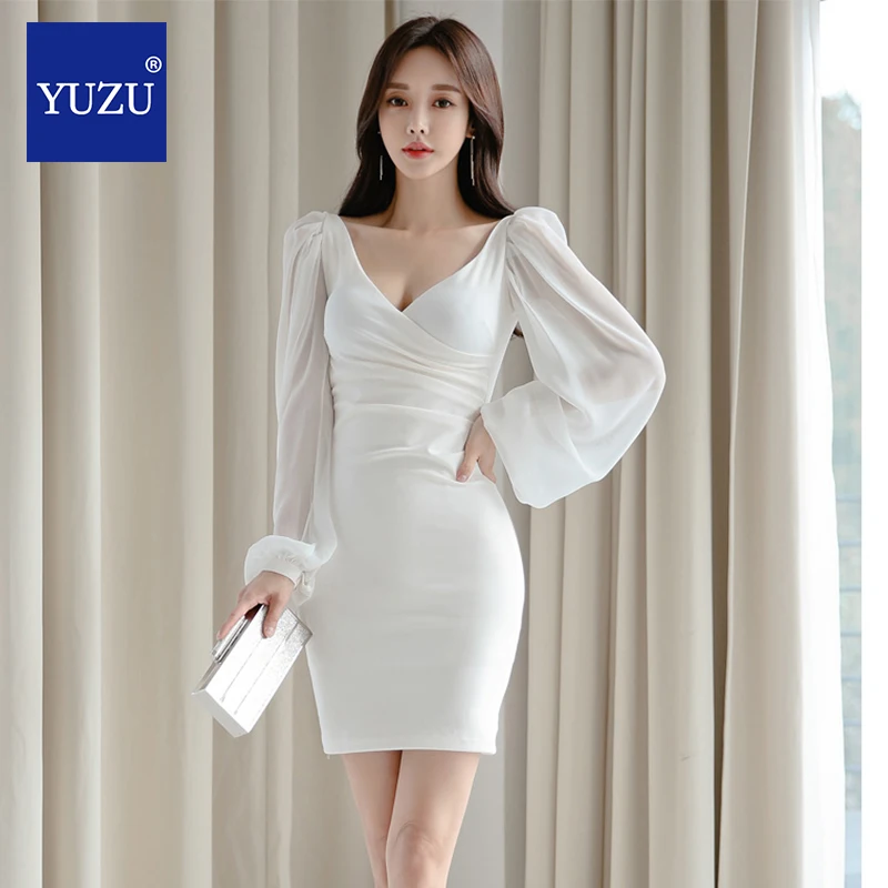 White Bodycon Mini Dress Women V Neck Elegant Lantern Sleeve Autumn Winter Elegant Party Outfits Sexy Club Clothes Fashion
White Bodycon Mini Dress Women V Neck Elegant Lantern Sleeve Autumn Winter Elegant Party Outfits Sexy Club Clothes Fashion