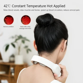 Electric Neck Massage Instrument Comfortable Remote Smart Telecontrol Back Neck Shoulder Massager Heated Kneading Cervical
Electric Neck Massage Instrument Comfortable Remote Smart Telecontrol Back Neck Shoulder Massager Heated Kneading Cervical