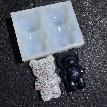 Cute Bear Pendant Resin Casting Mold Animals Bear Keychain Resin Mold Jewelry Making Tools
Cute Bear Pendant Resin Casting Mold Animals Bear Keychain Resin Mold Jewelry Making Tools